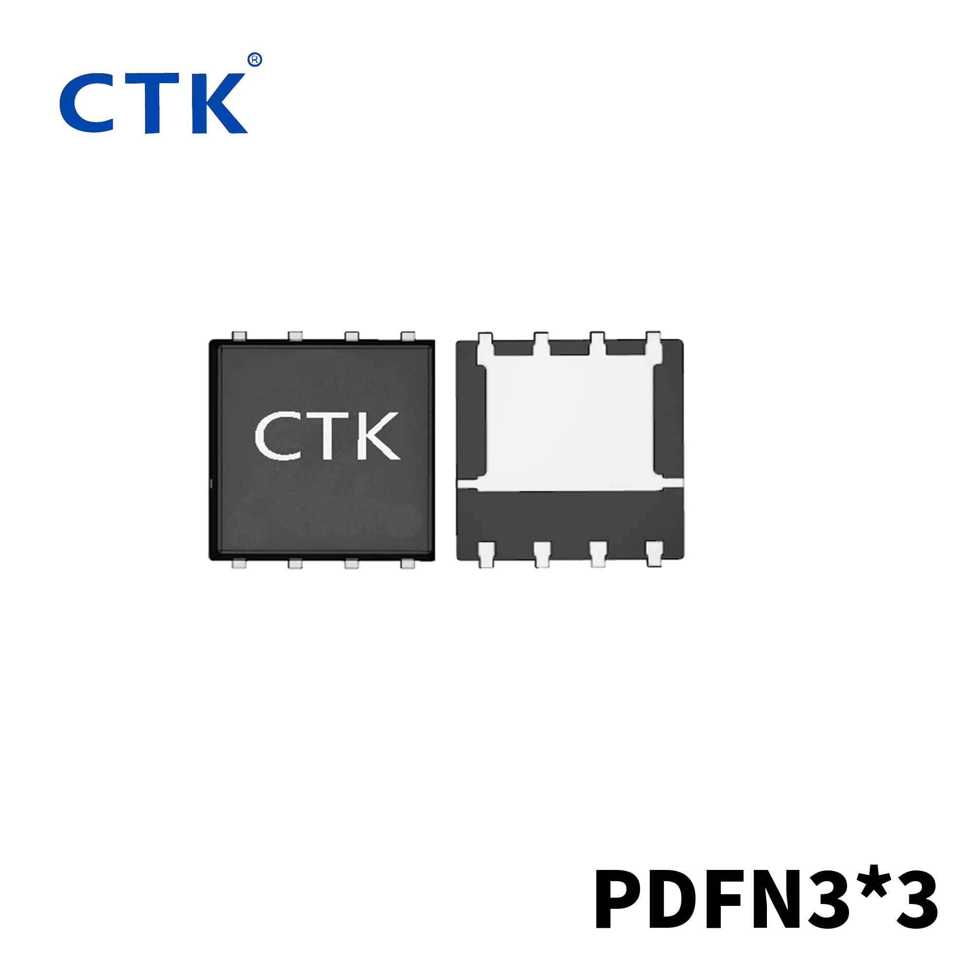 PDFN3*3 中耐圧MOSFET プラスチックパッケージ